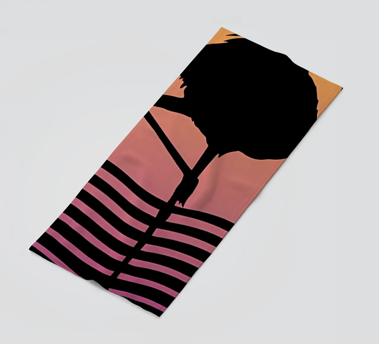 Flamingo Sunset telo mare da James M Coyle