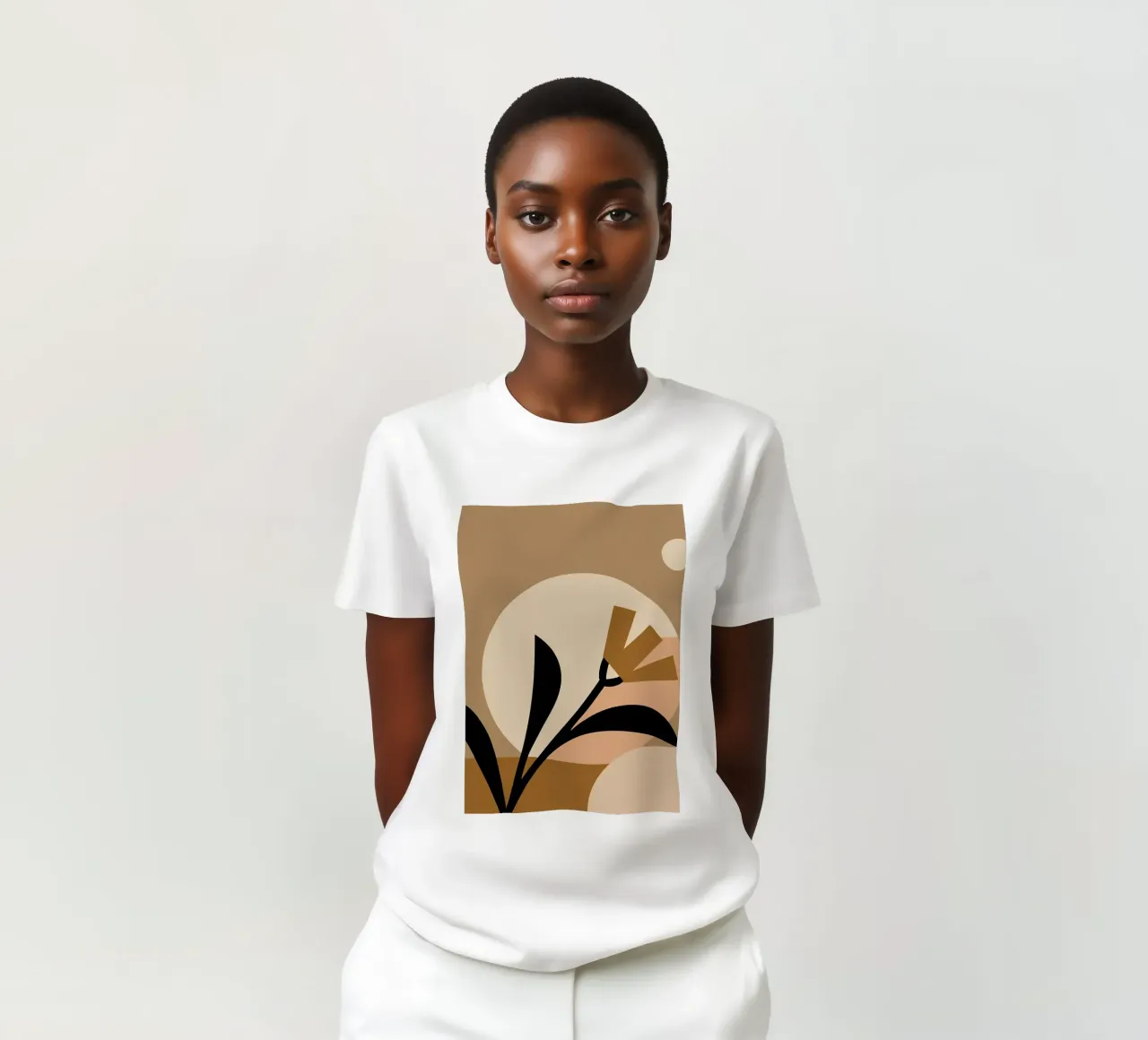 Fiore Sole Boho t-shirt da Rebecca Clark Wyrick