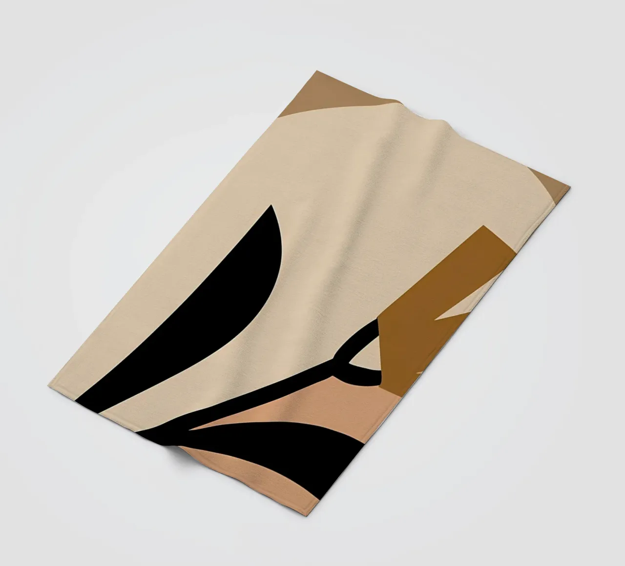 Fiore Sole Boho coperta in pile da Rebecca Clark Wyrick