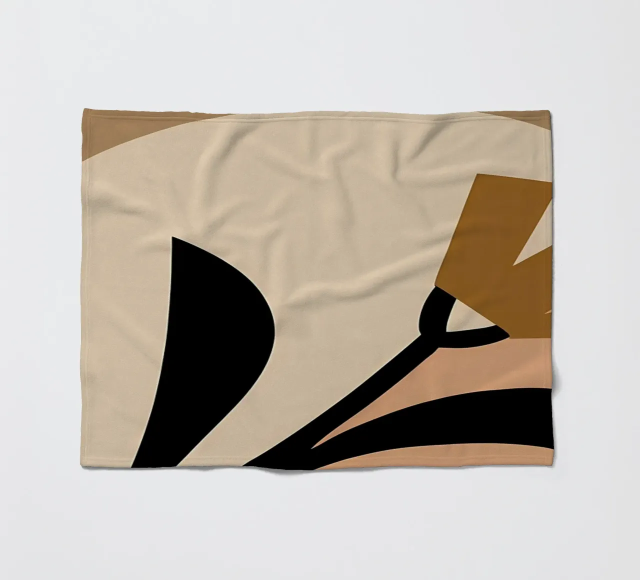 Bloem Zon Boho fleecedeken van Rebecca Clark Wyrick