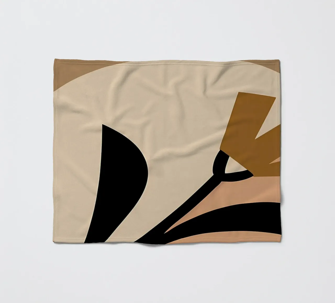 Bloem Zon Boho fleecedeken van Rebecca Clark Wyrick