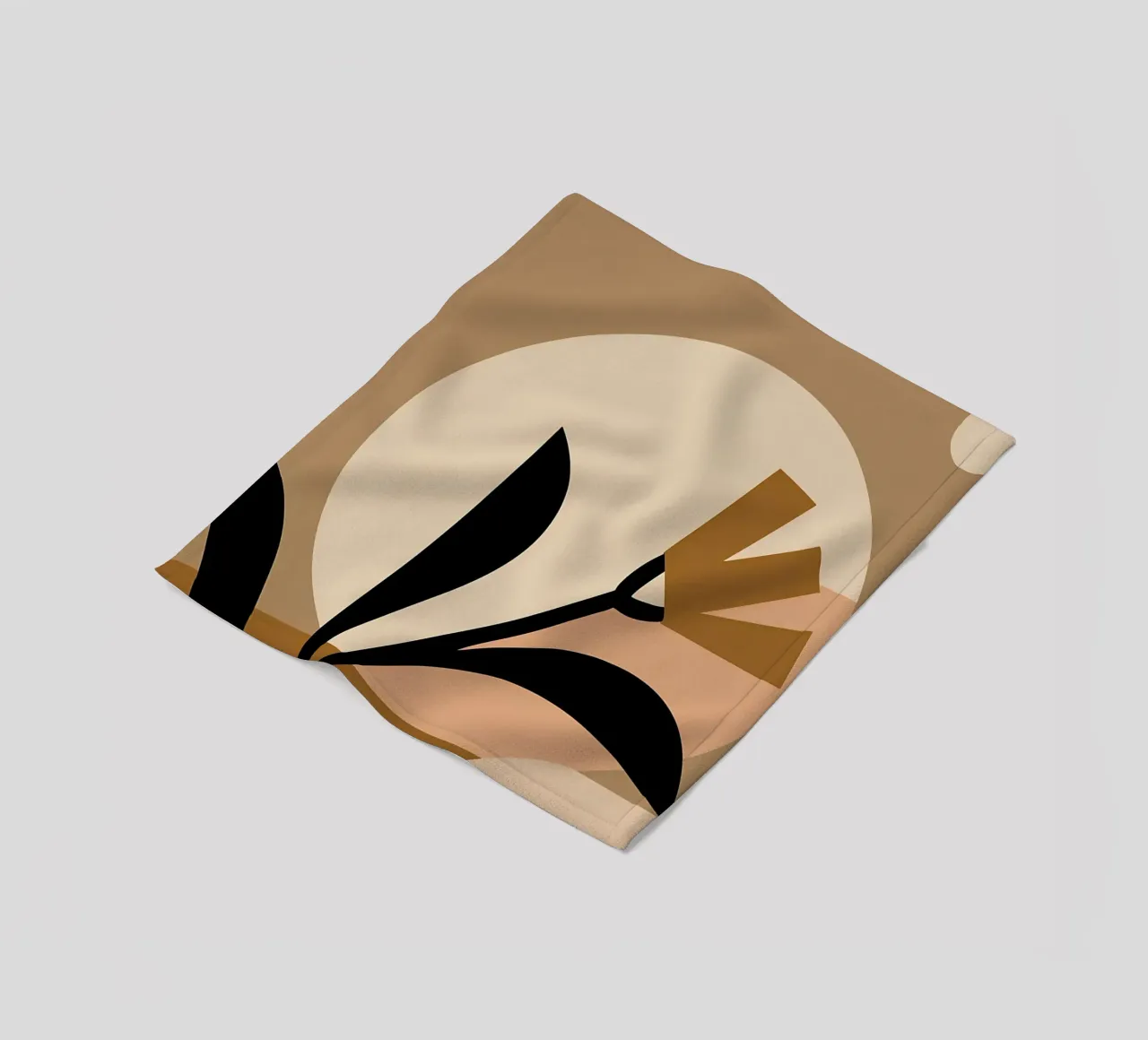 Bloem Zon Boho fleecedeken van Rebecca Clark Wyrick