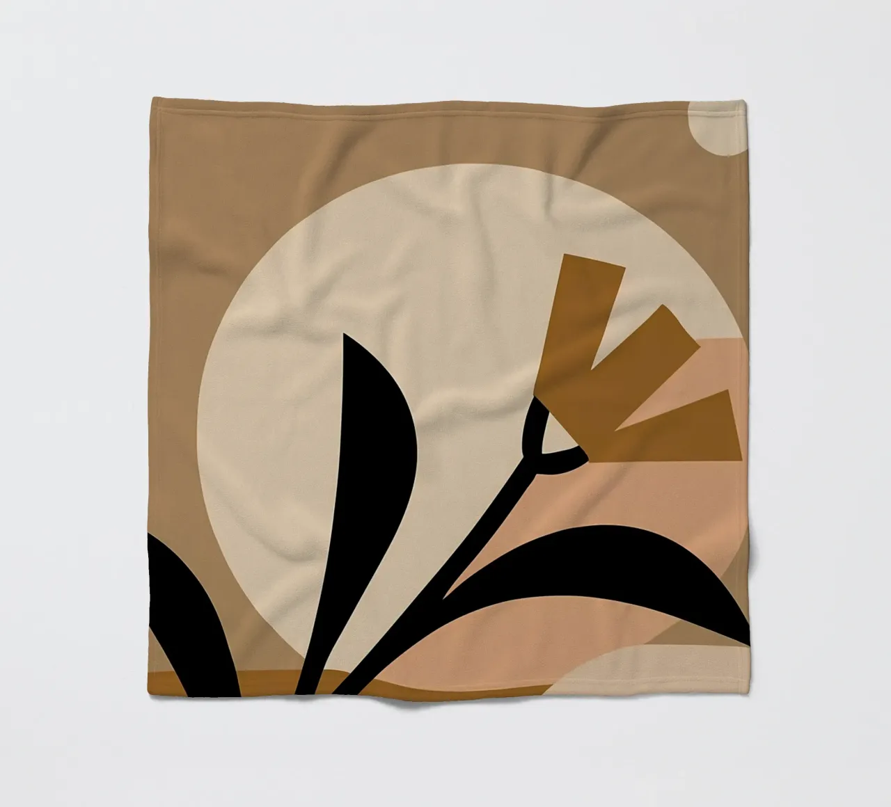 Bloem Zon Boho fleecedeken van Rebecca Clark Wyrick