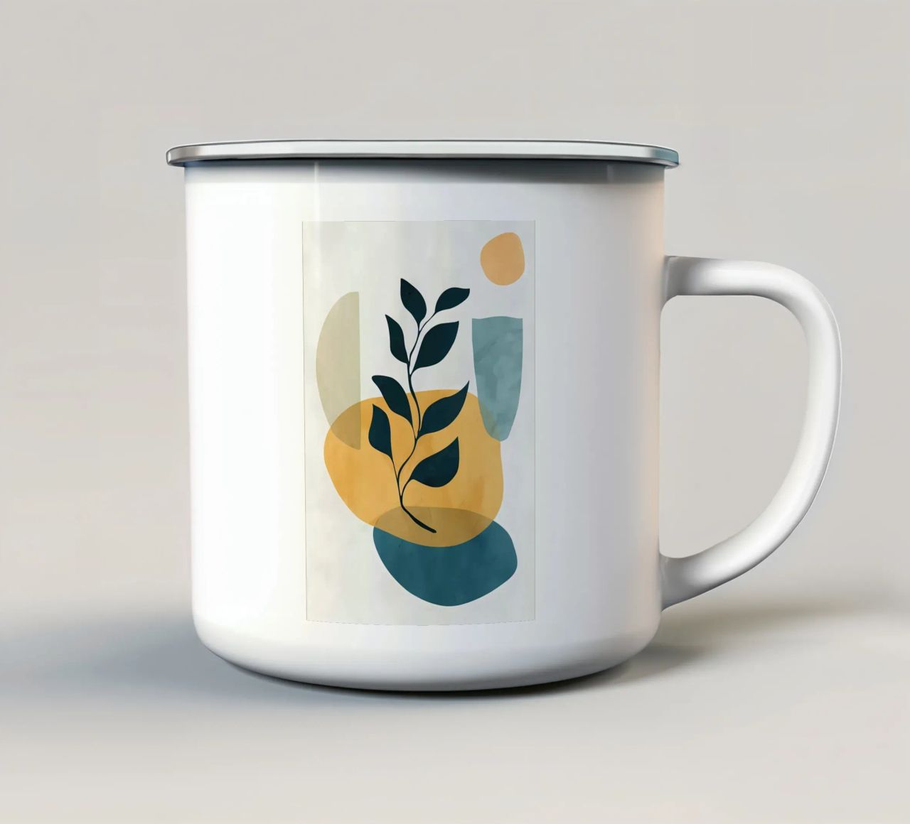 BOTANICA TROPICALE 13C tazza in smalto da Rebecca Clark Wyrick