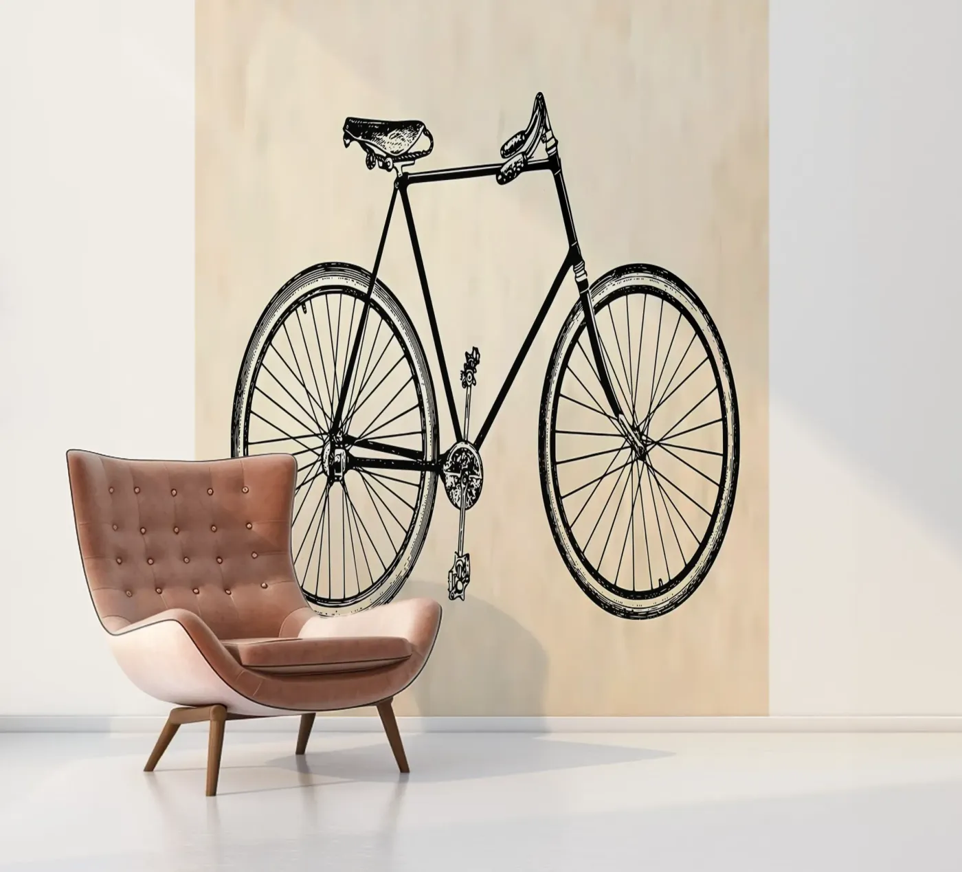 OUDE FIETS fotobehang van Albert S Jacob