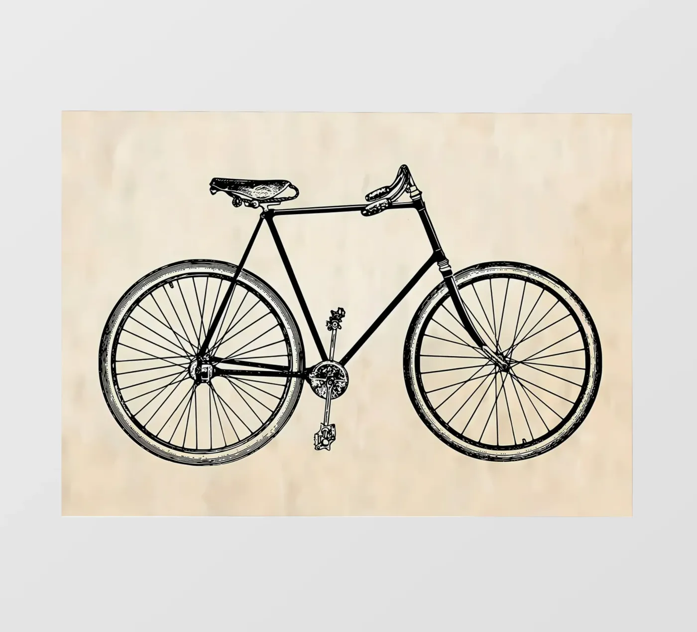 OUDE FIETS fotobehang van Albert S Jacob