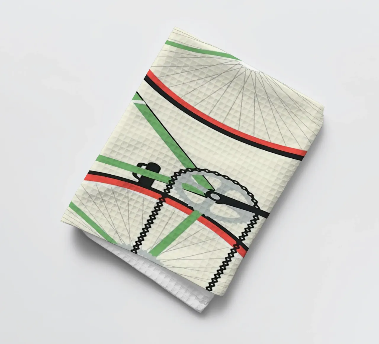 Bicicletta verde Illustrazione bicicletta da corsa canovaccio da cucina da Albert S Jacob