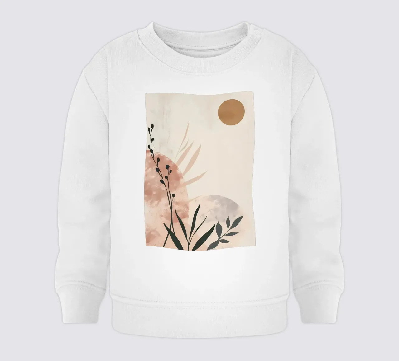 Floreale botanico astratto felpa neonato da Rebecca Clark Wyrick