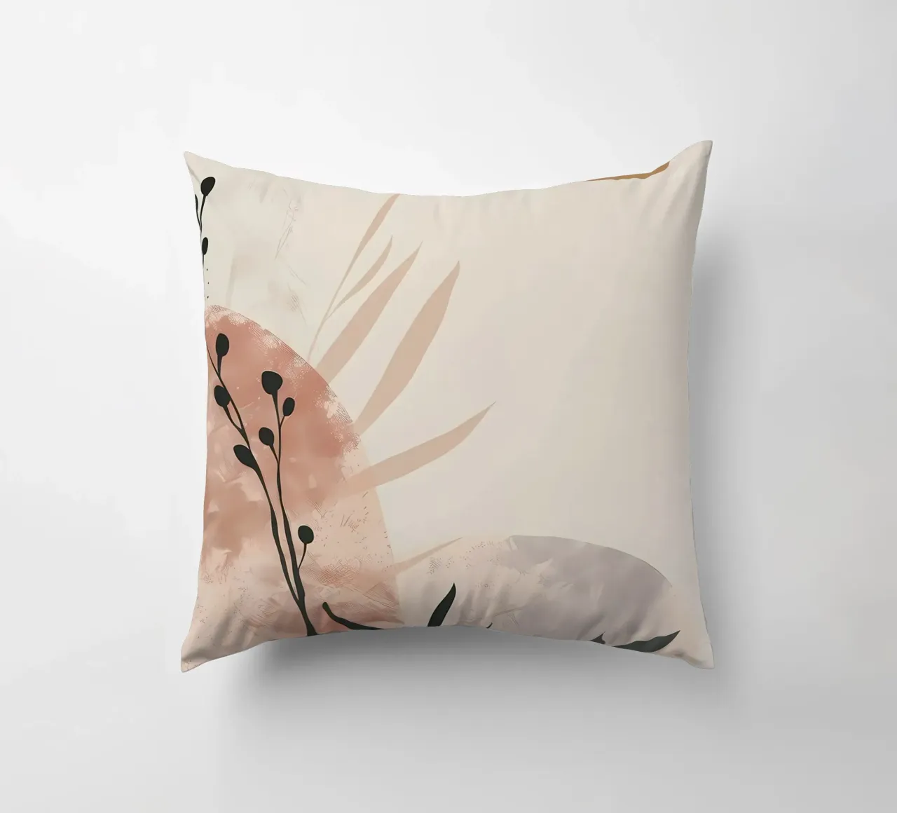 Floreale botanico astratto cuscino da Rebecca Clark Wyrick