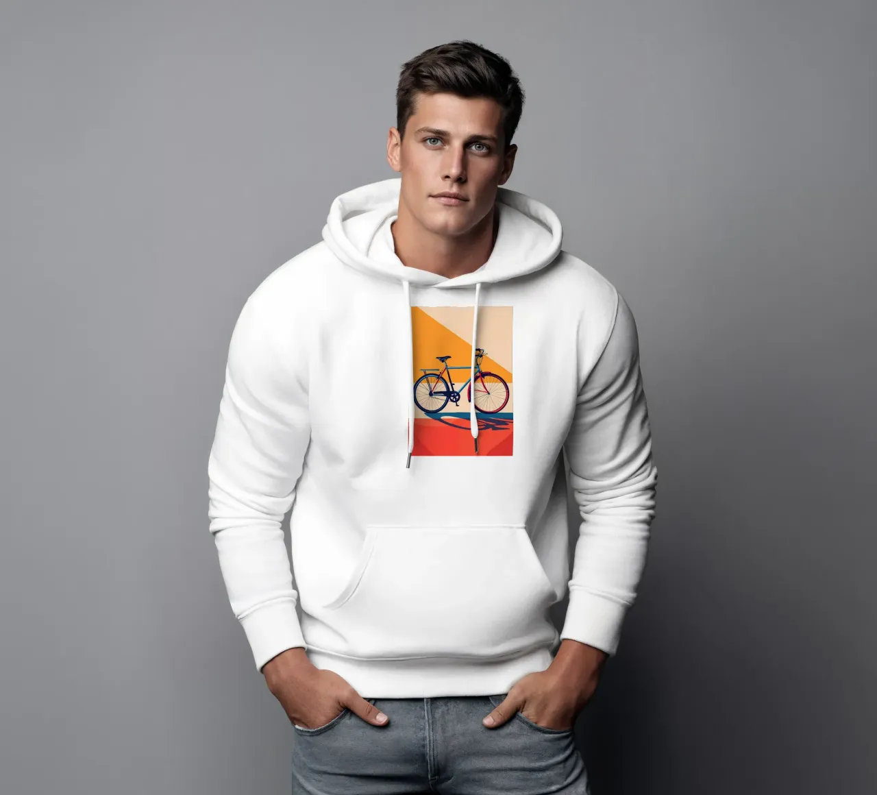 Oldtimer-Fahrrad Hoodie von Albert S Jacob