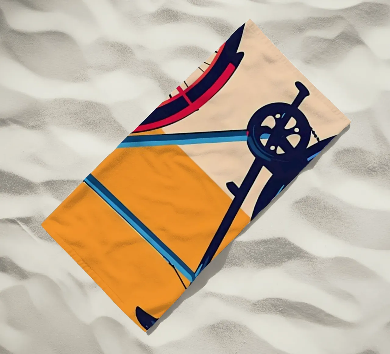 Vélo d'époque serviette de plage de Albert S Jacob
