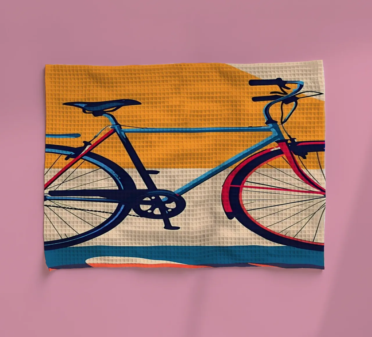 Oldtimer-Fahrrad Geschirrtuch von Albert S Jacob