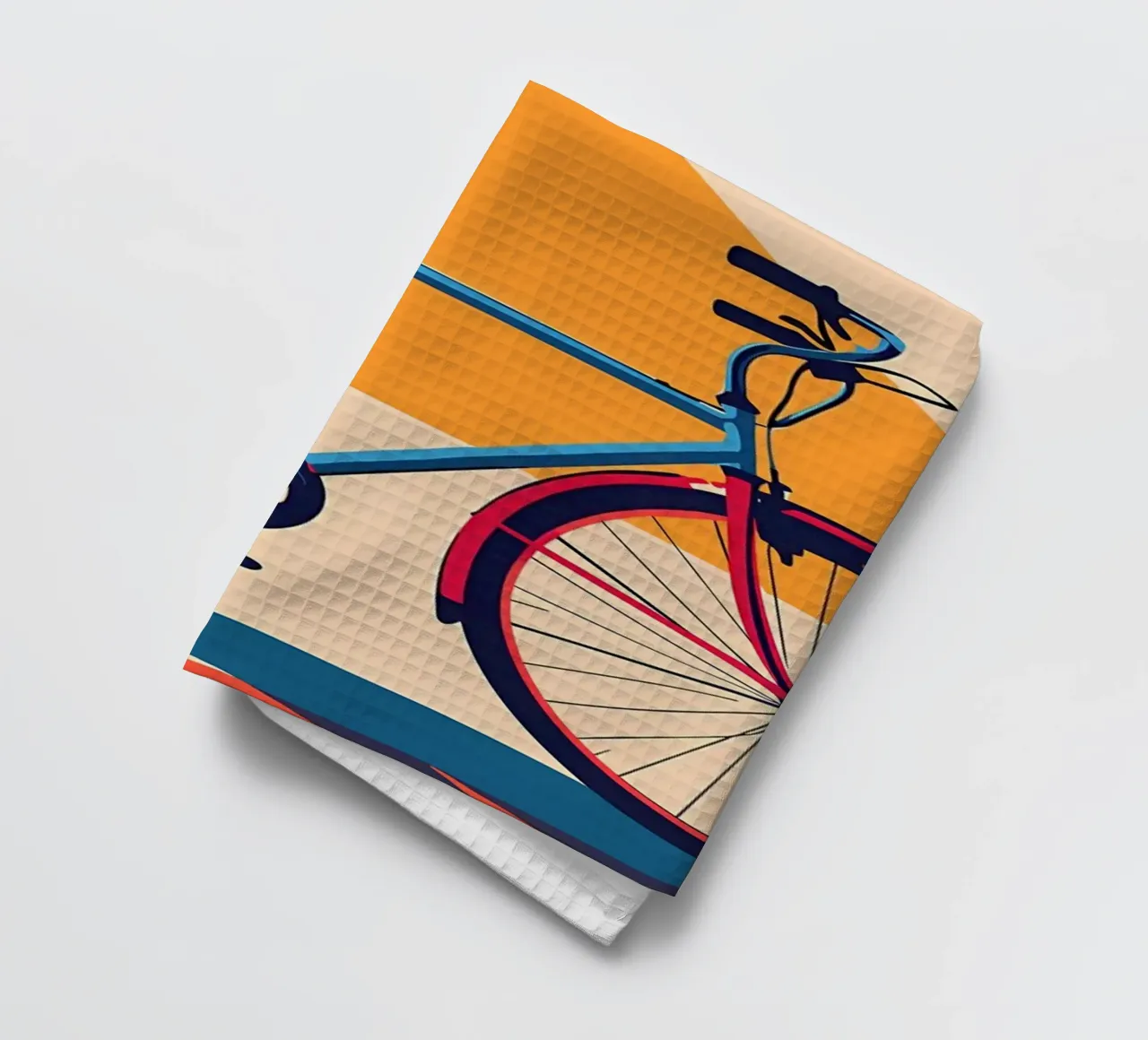 Oldtimer-Fahrrad Geschirrtuch von Albert S Jacob