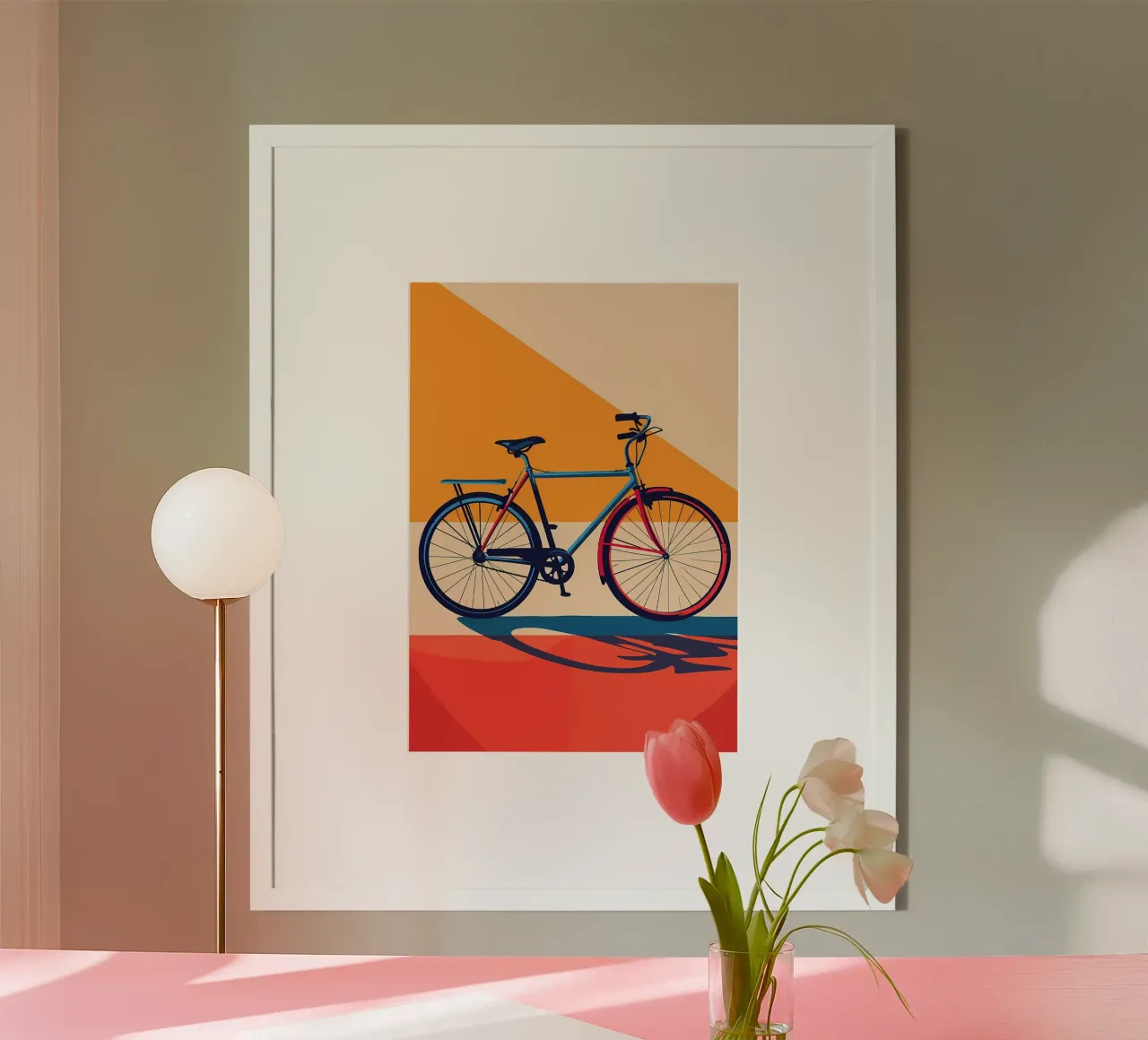 Oldtimer-Fahrrad Hahnemühle von Albert S Jacob