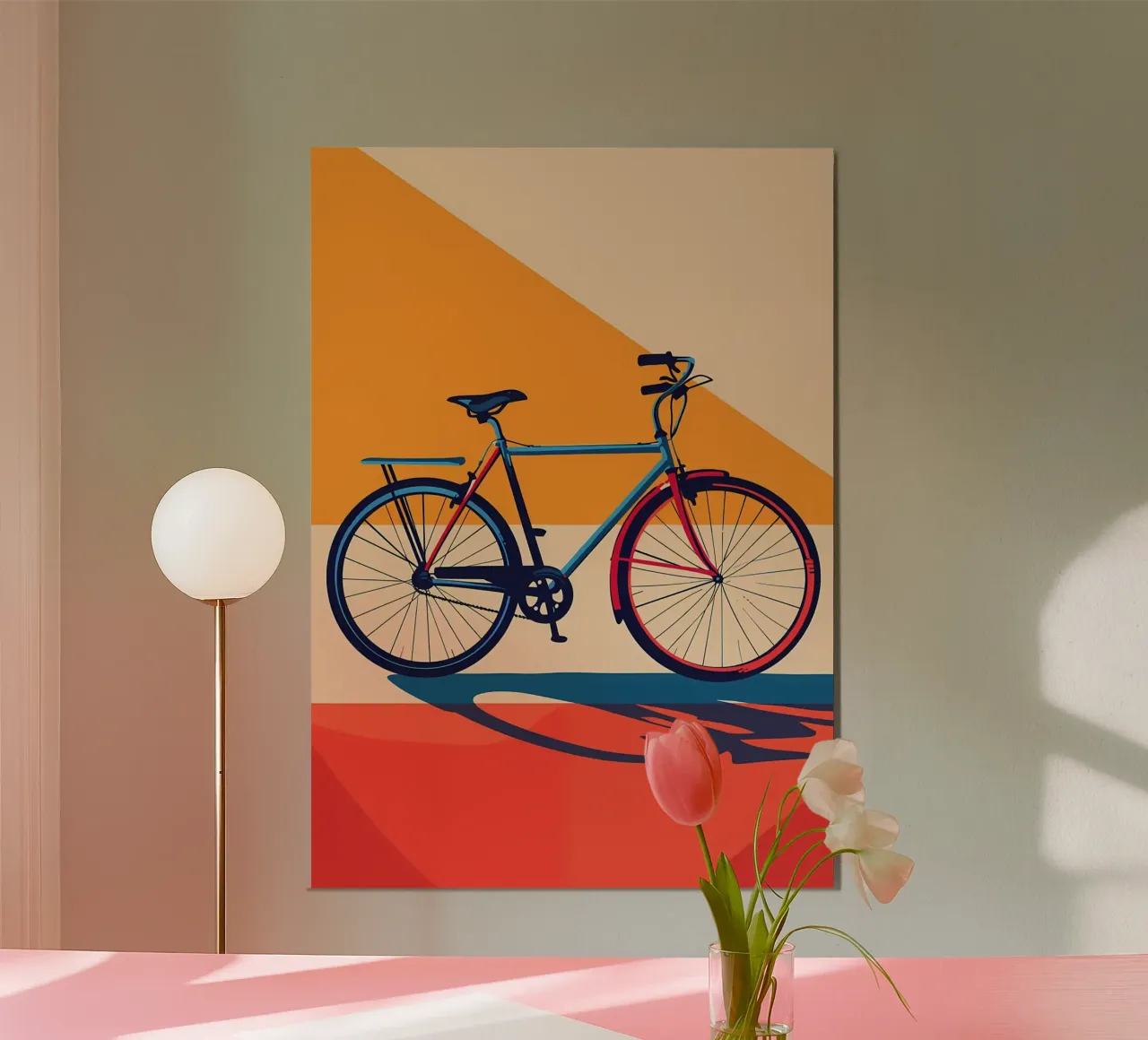 Bicicletta d'epoca poster da Albert S Jacob