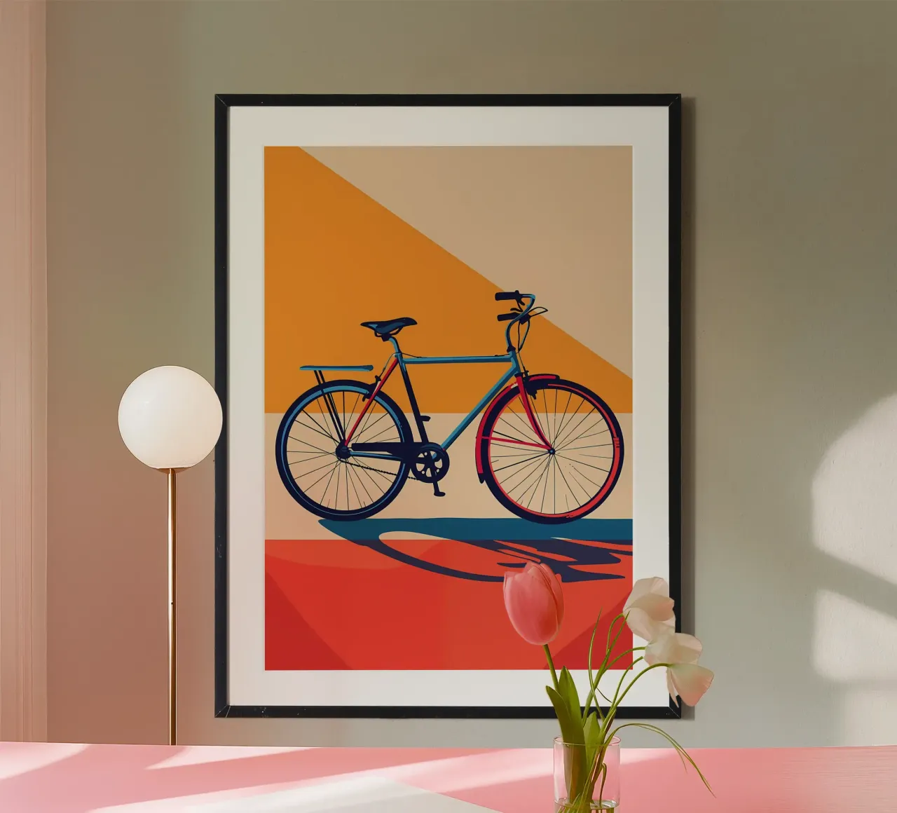 Bicicletta d'epoca poster da Albert S Jacob
