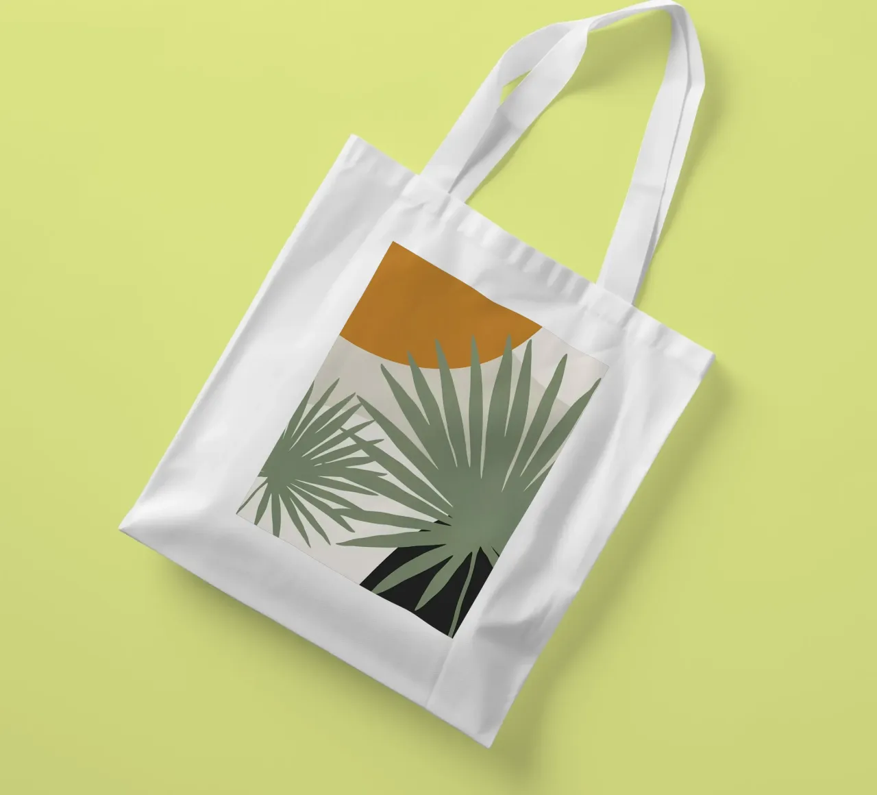 Minimalista floreale 38 borsa in juta da Rebecca Clark Wyrick