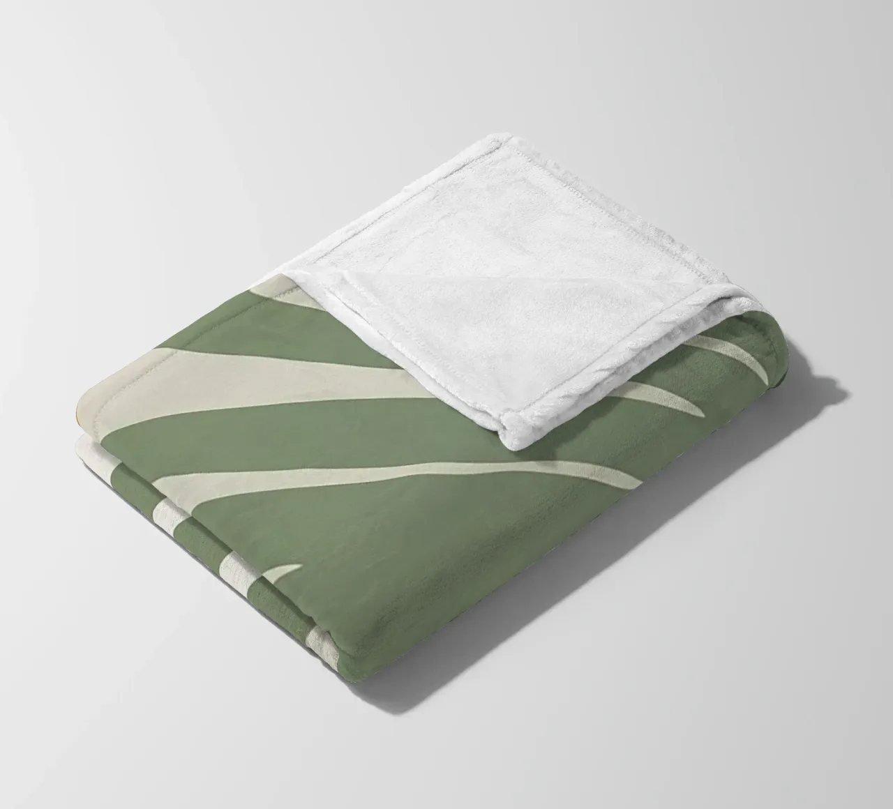 Minimalista floreale 38 coperta in pile da Rebecca Clark Wyrick