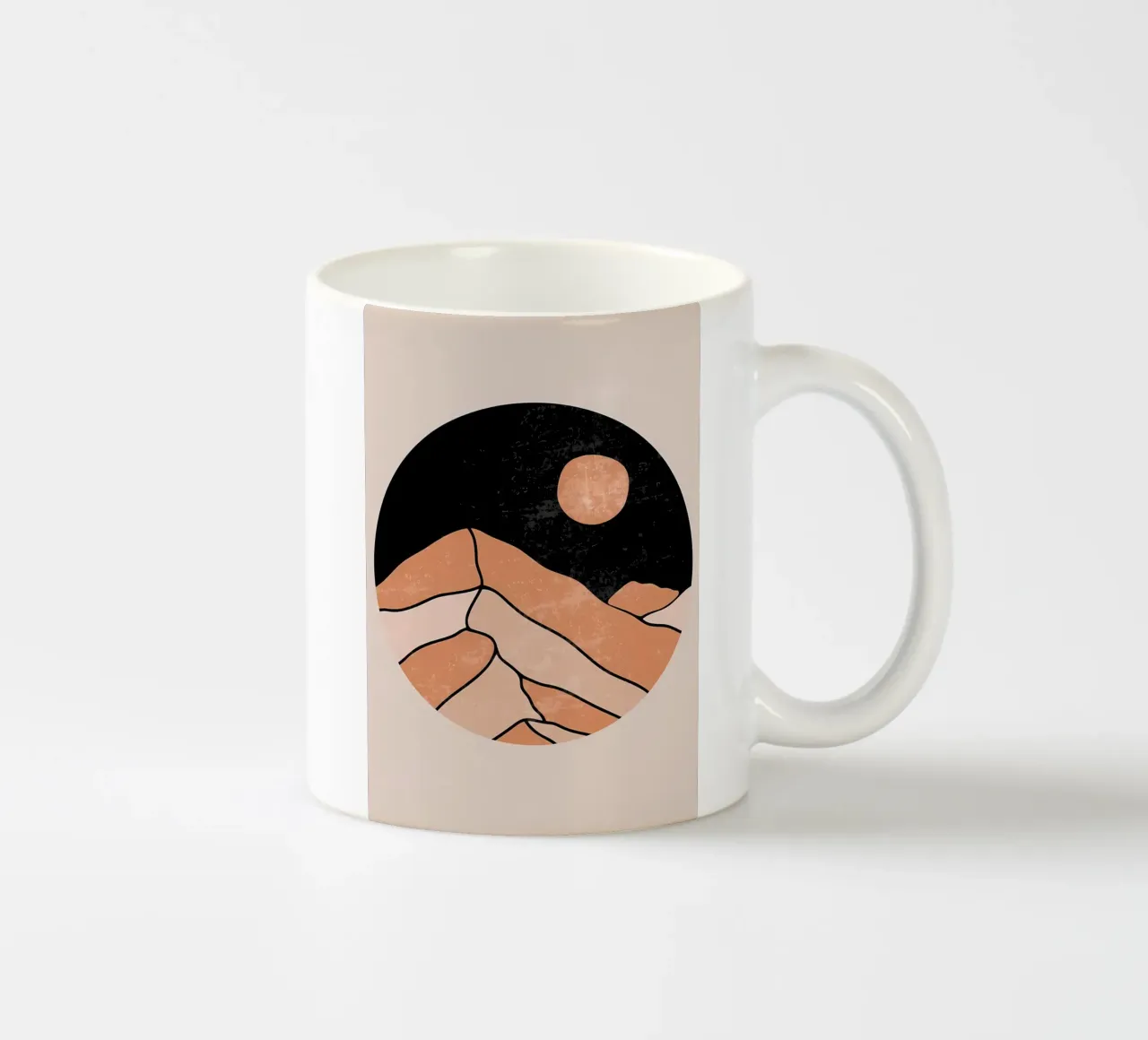 Montagna minima tazza in ceramica da James M Coyle