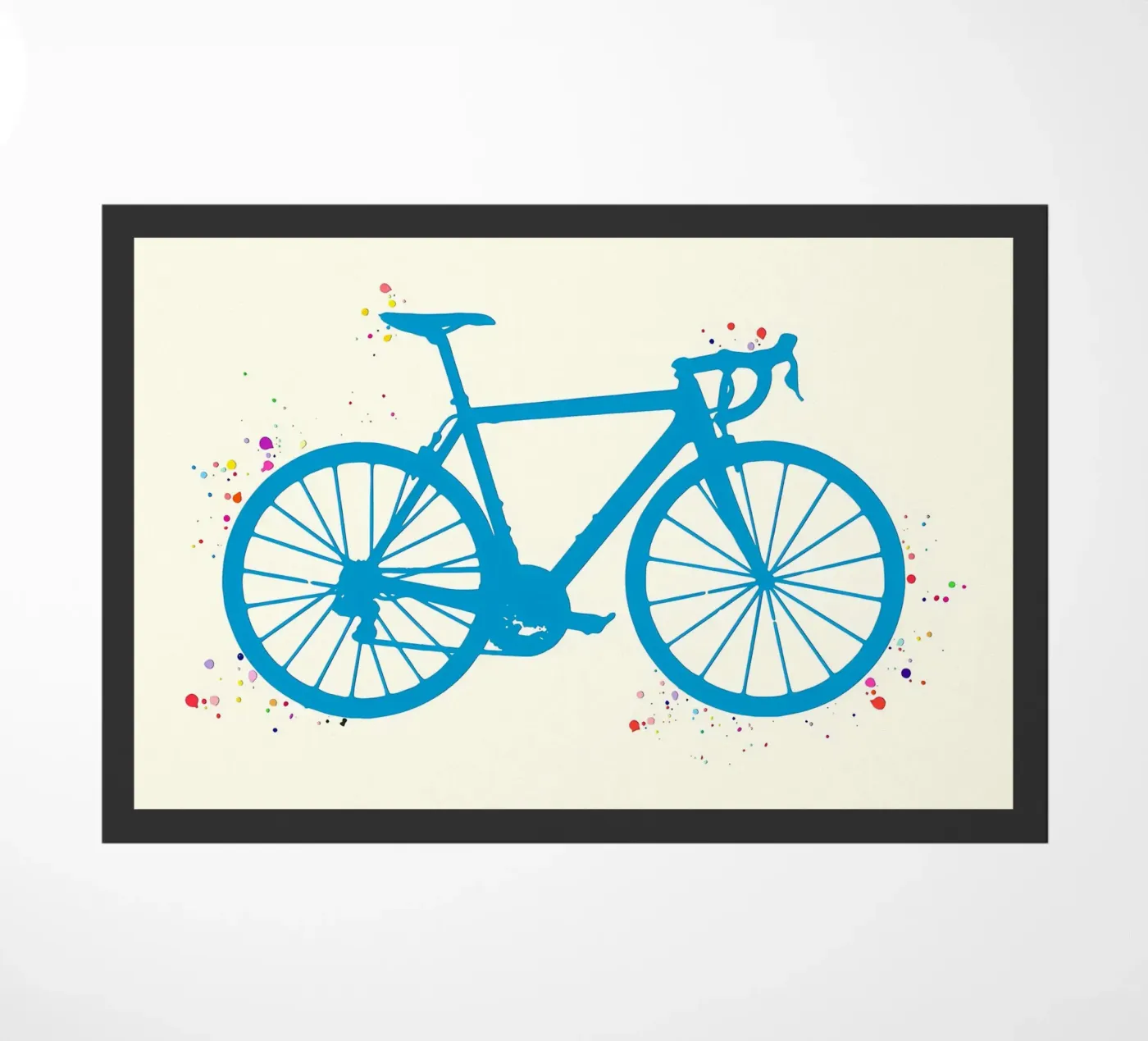 Racefiets deurmat van Albert S Jacob