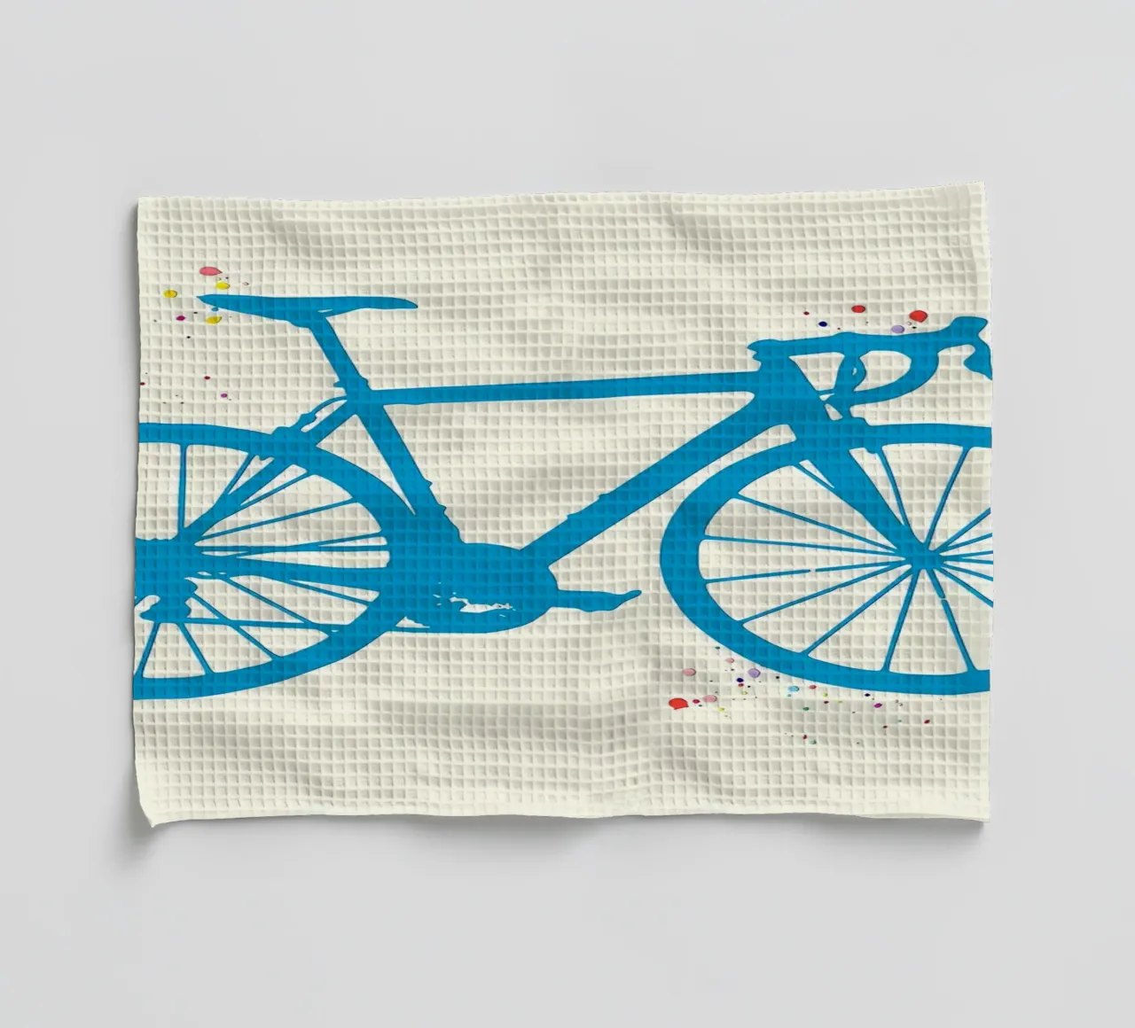 Racefiets theedoek van Albert S Jacob