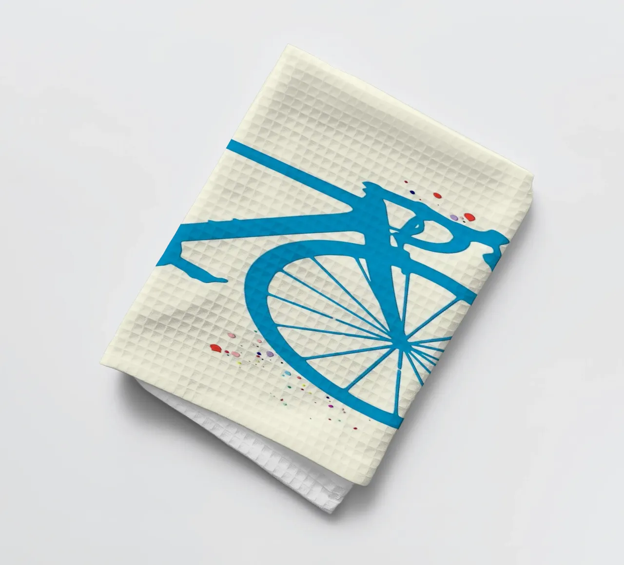 Racefiets theedoek van Albert S Jacob