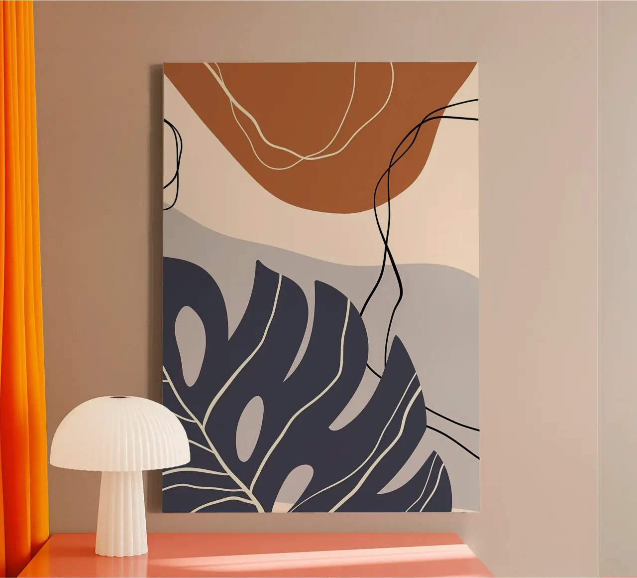 Tropical canvas by Rebecca Clark Wyrick