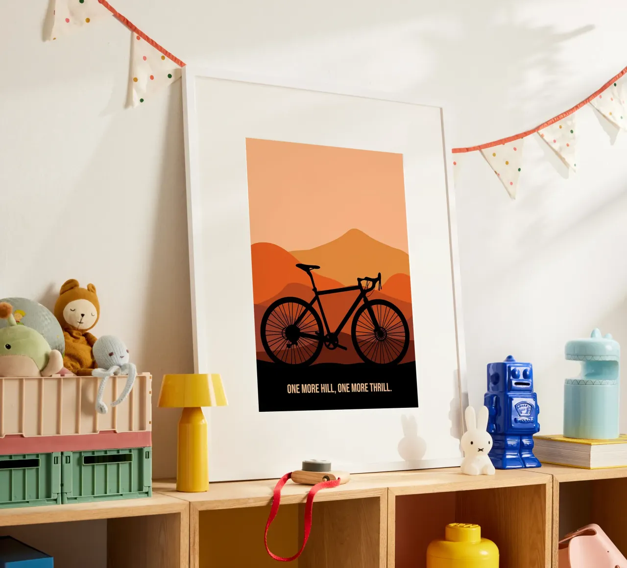 Un viaggio emozionante poster con telaio in alluminio da Albert S Jacob