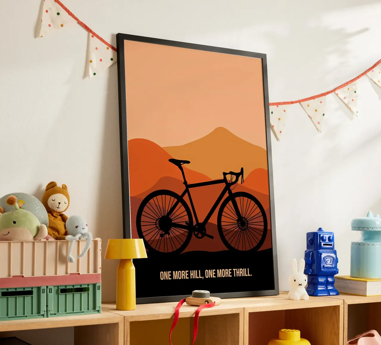 Un viaggio emozionante poster con telaio in alluminio da Albert S Jacob