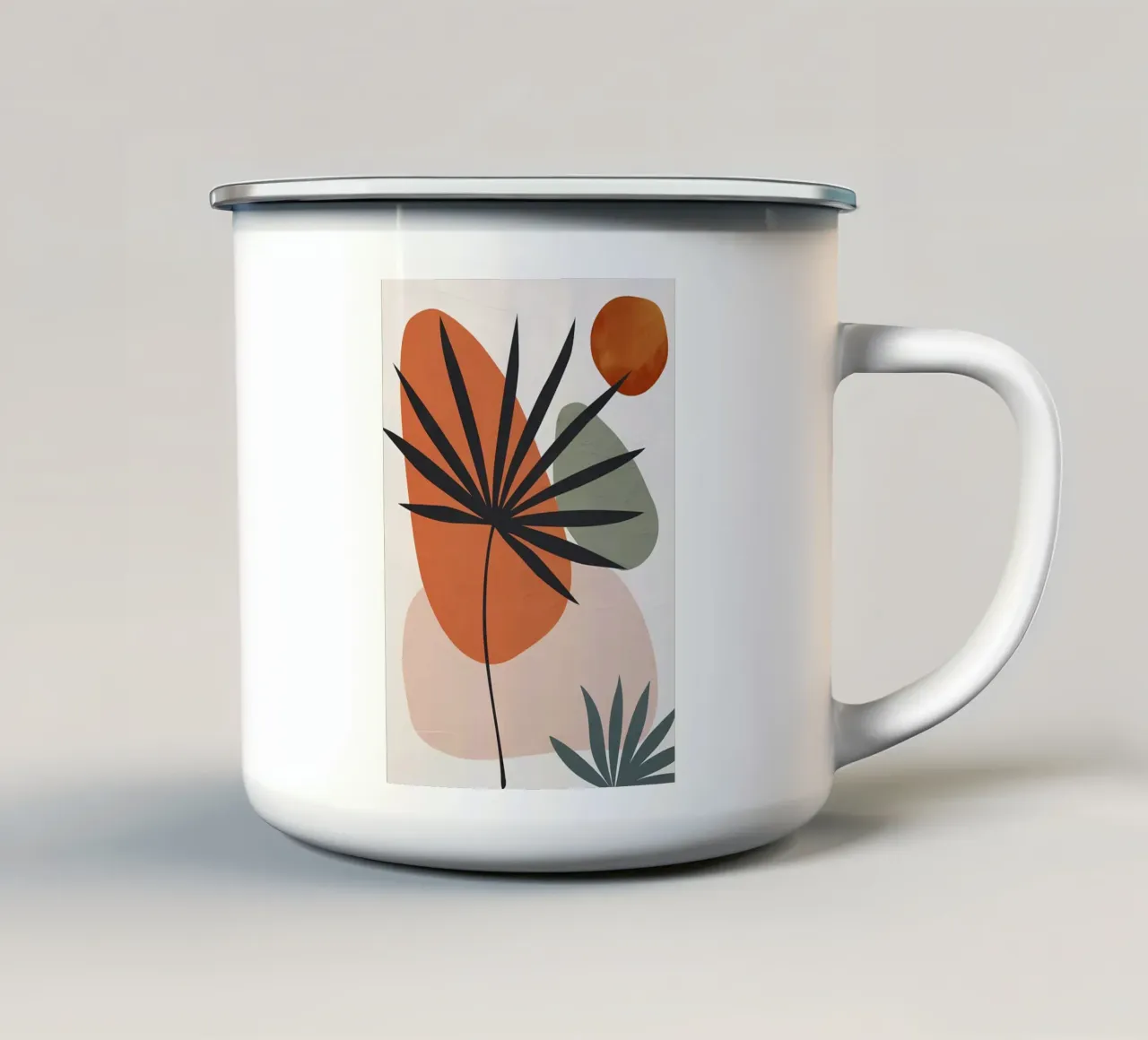 BOTANICA TROPICALE 105C tazza in smalto da Rebecca Clark Wyrick