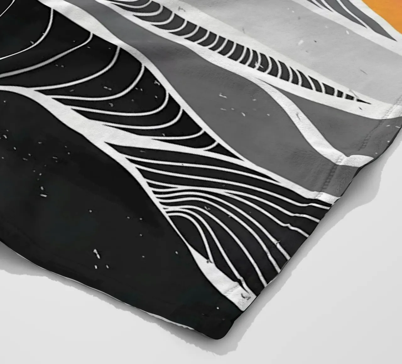 Ocean wave art paint fleece blanket by James M Coyle