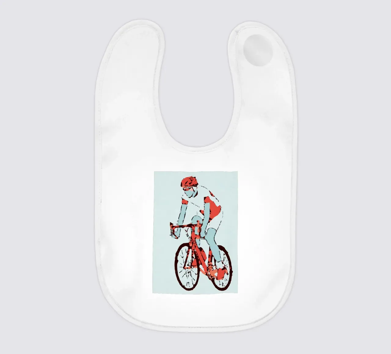 Ciclista Low Poly bavaglino da Albert S Jacob