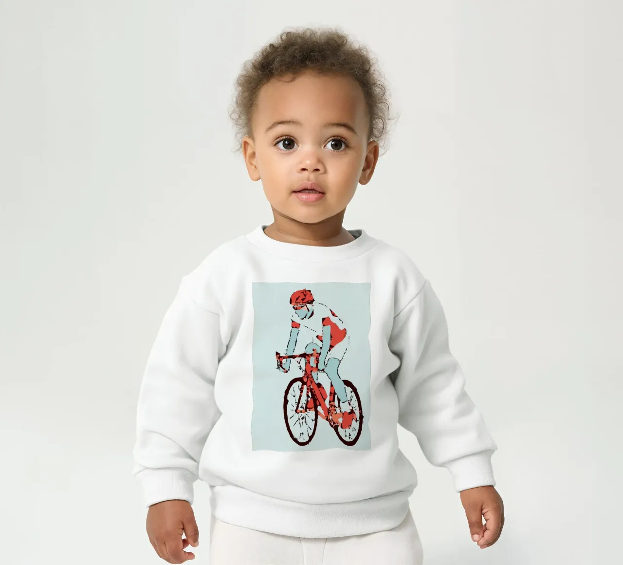 Ciclista Low Poly felpa neonato da Albert S Jacob