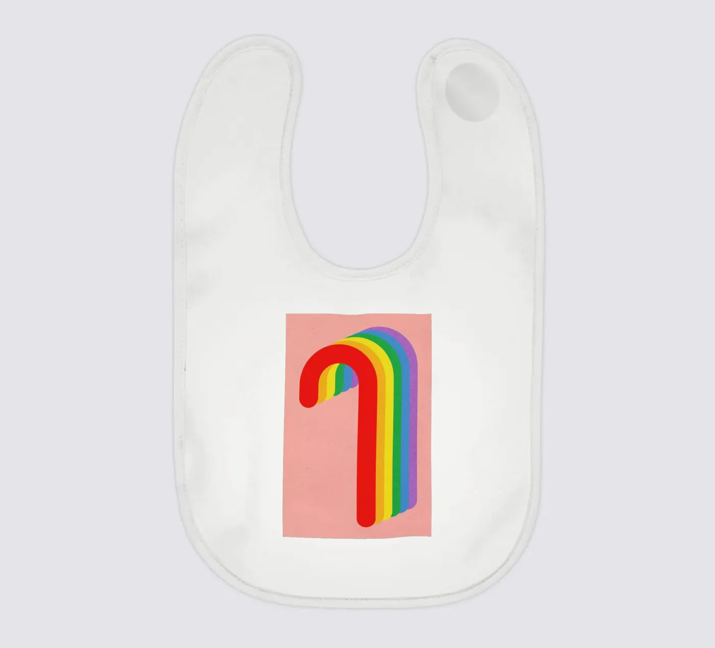 Rainbow Candy Cane bavoir de Rosi Feist
