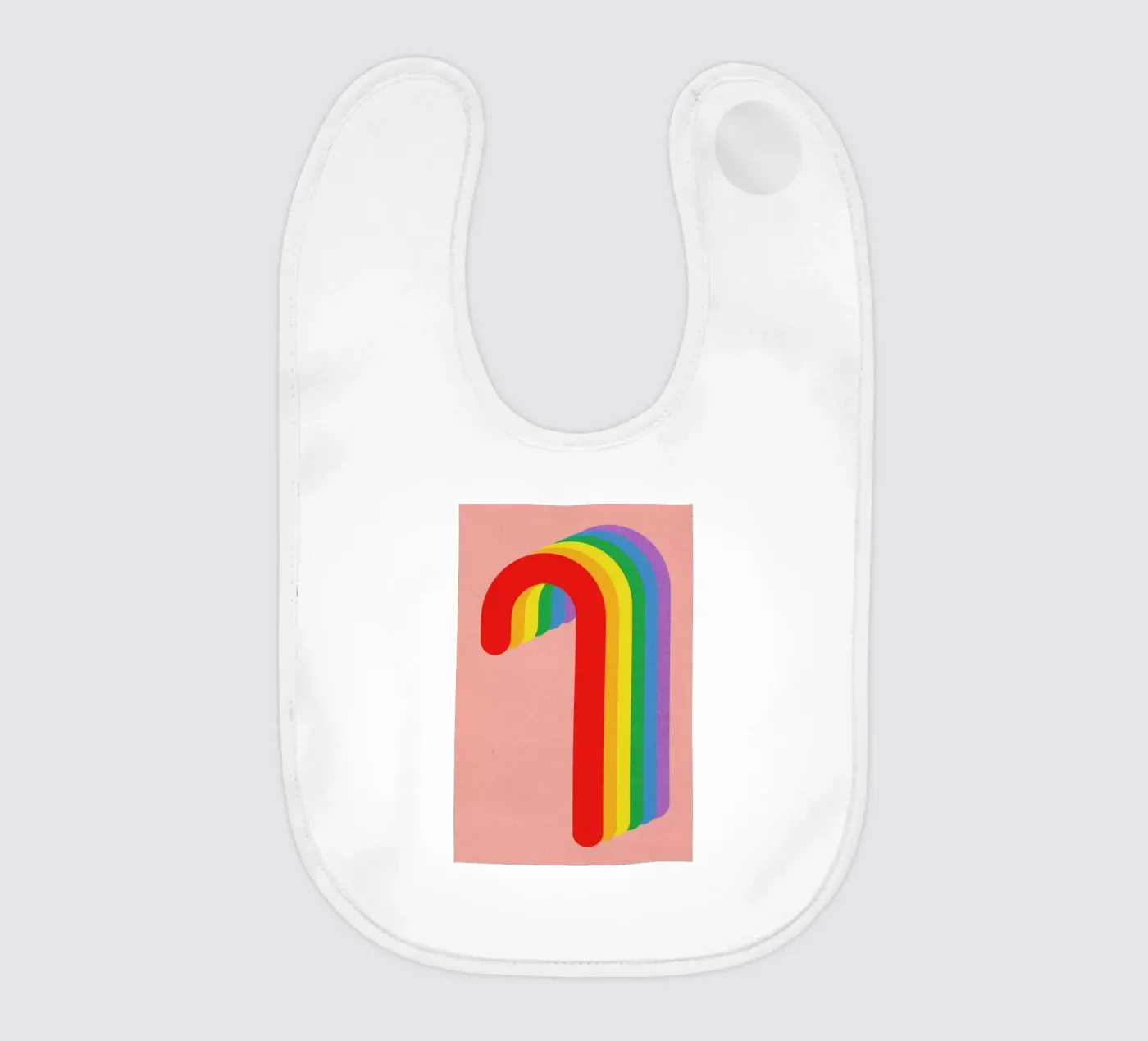 Rainbow Candy Cane bavoir de Rosi Feist
