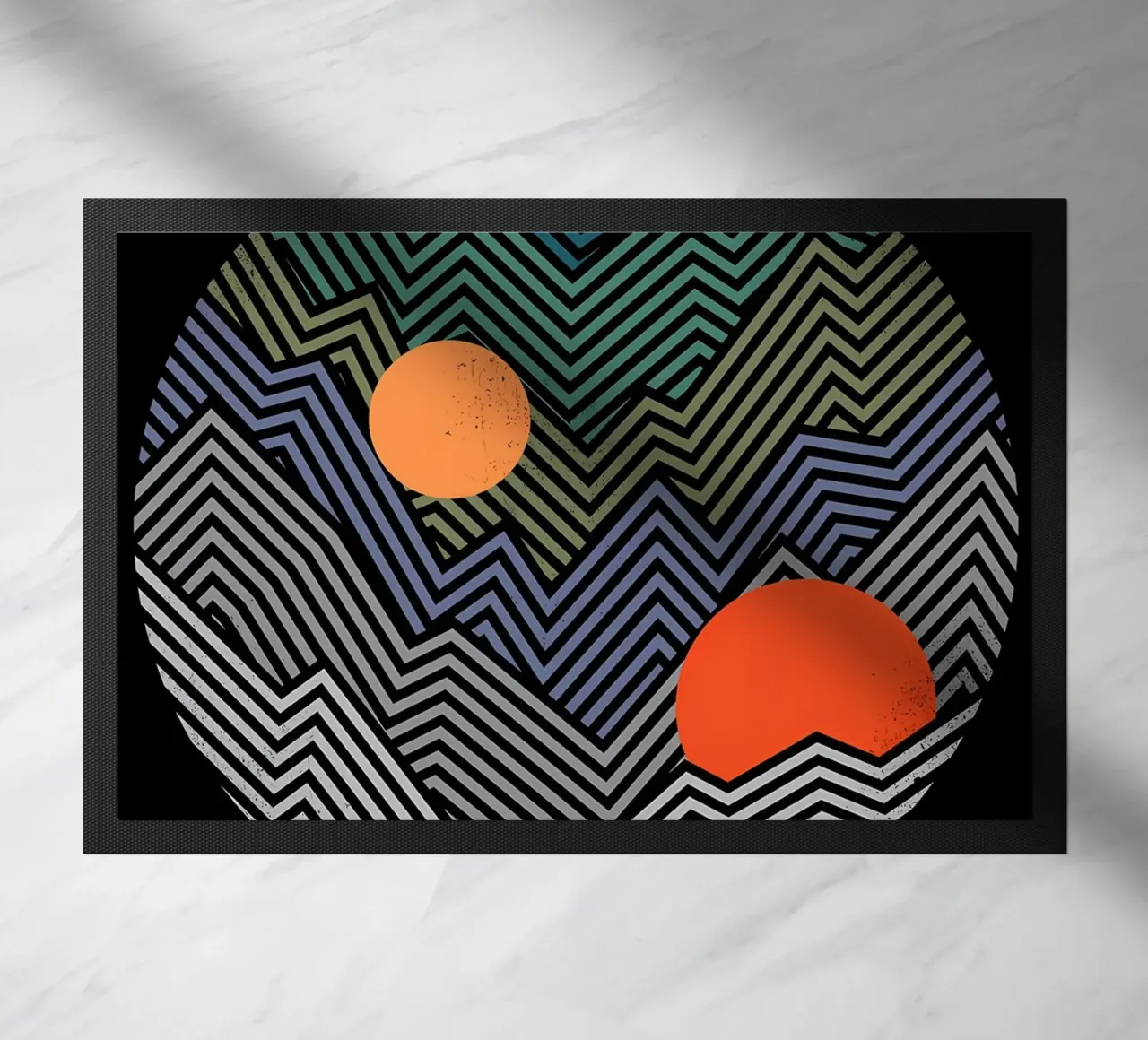 A Bear Geometry Fußmatte von James M Coyle