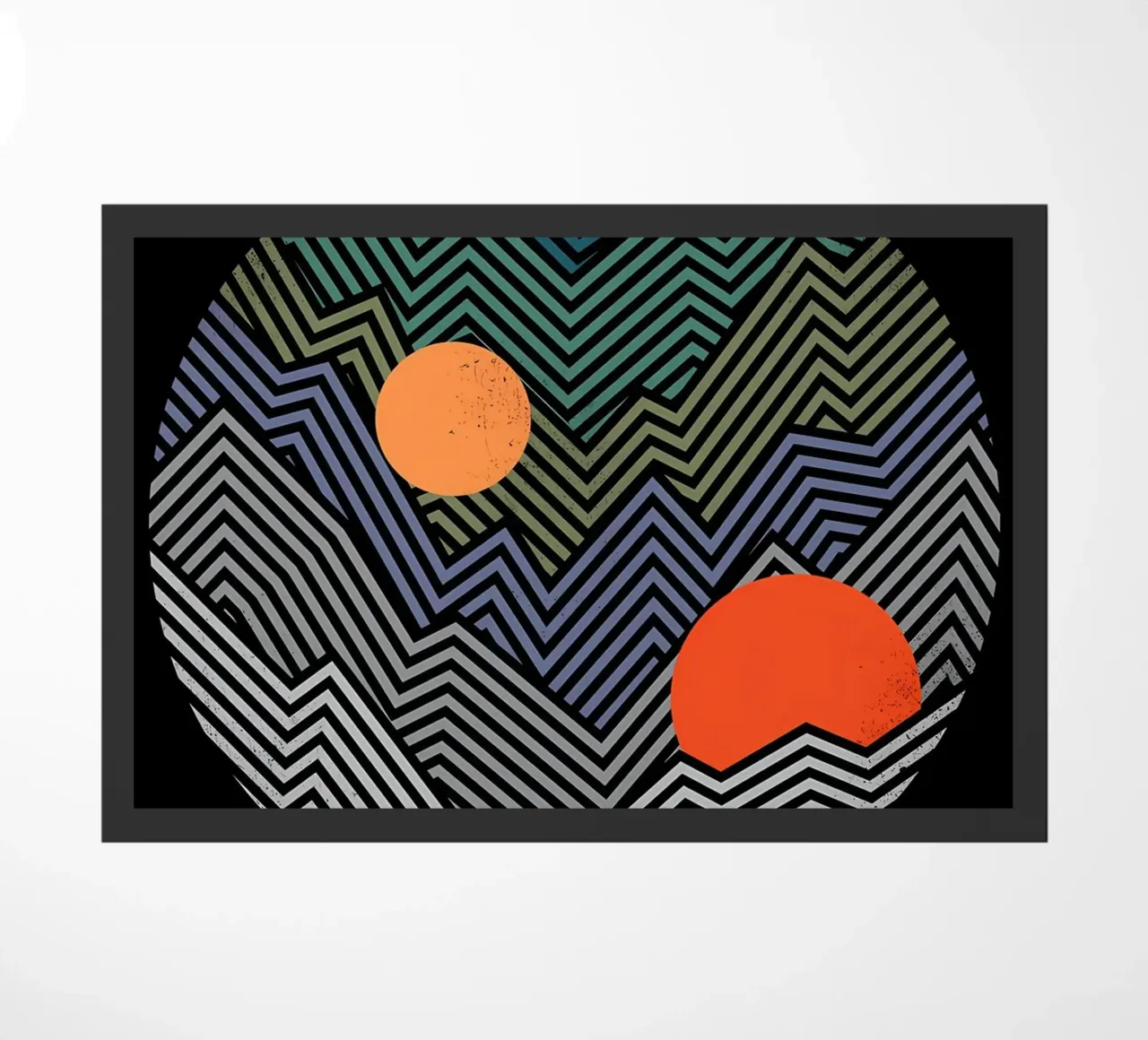 A Bear Geometry Fußmatte von James M Coyle