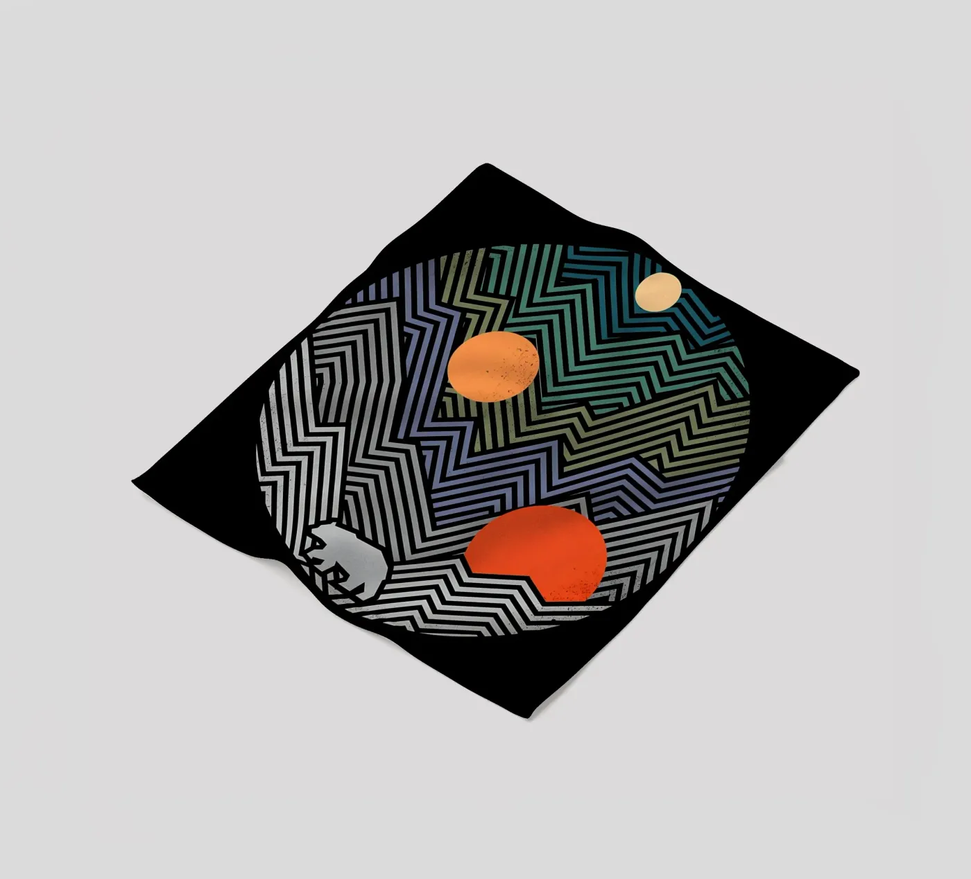 A Bear Geometry Fleecedecke von James M Coyle