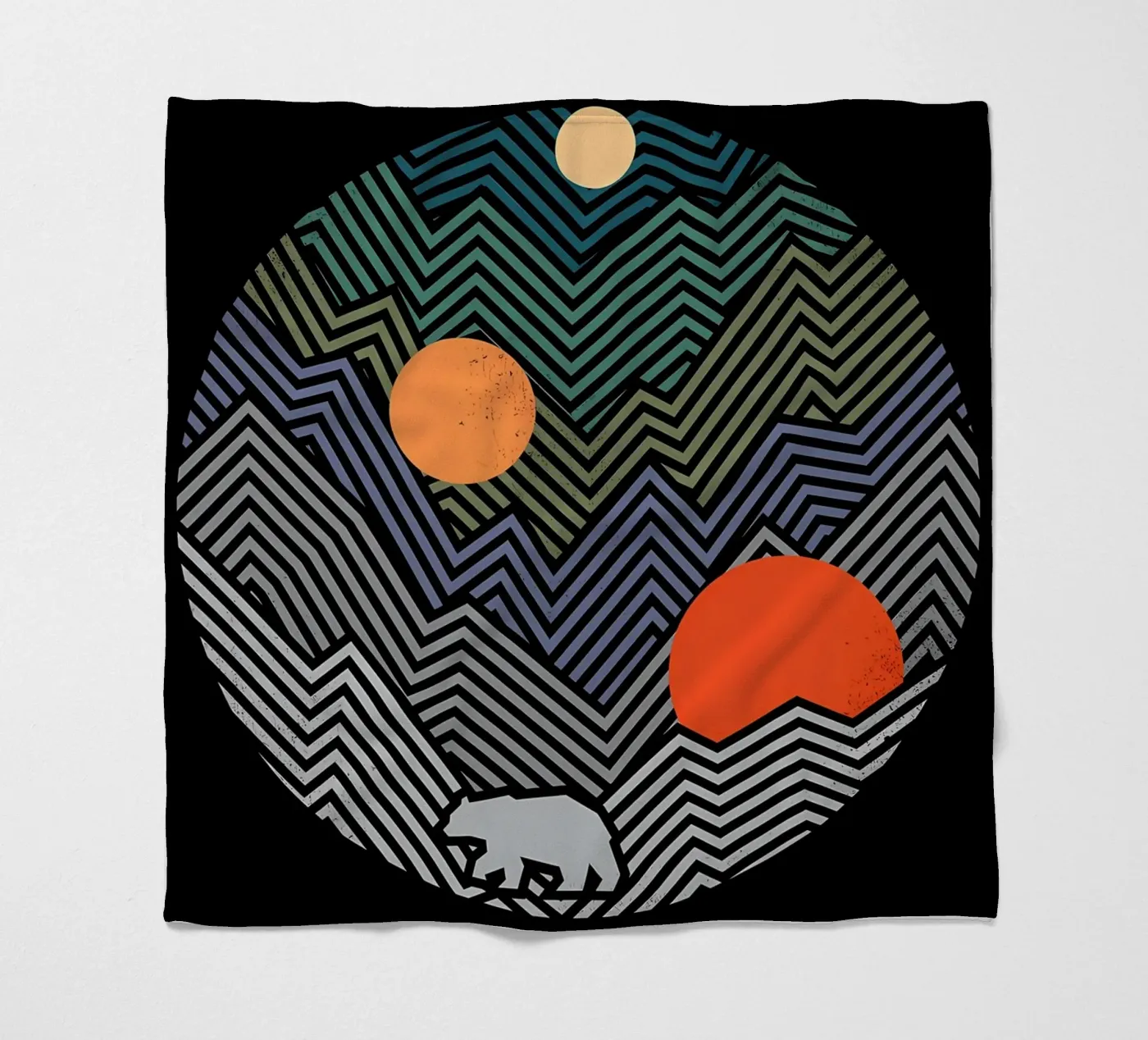 A Bear Geometry Fleecedecke von James M Coyle