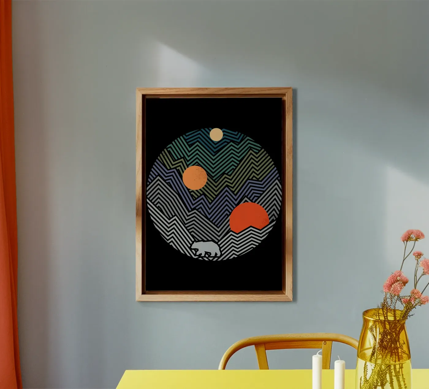 A Bear Geometry forex plate by James M Coyle