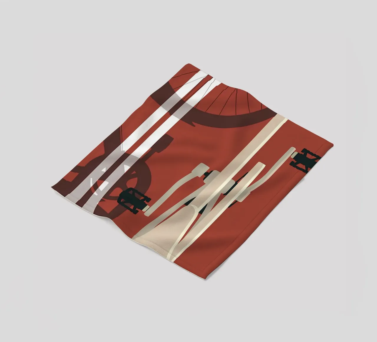 Fietsen fleecedeken van Albert S Jacob