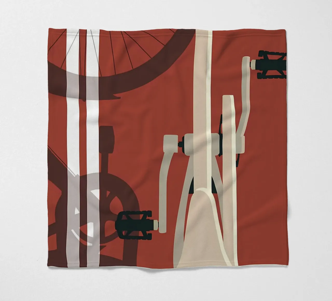 Fietsen fleecedeken van Albert S Jacob