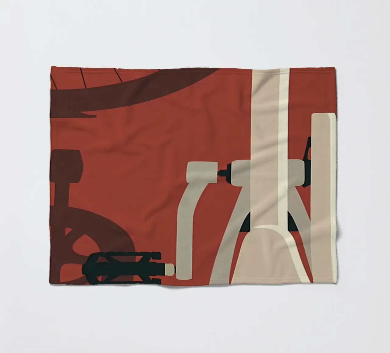 Fietsen fleecedeken van Albert S Jacob