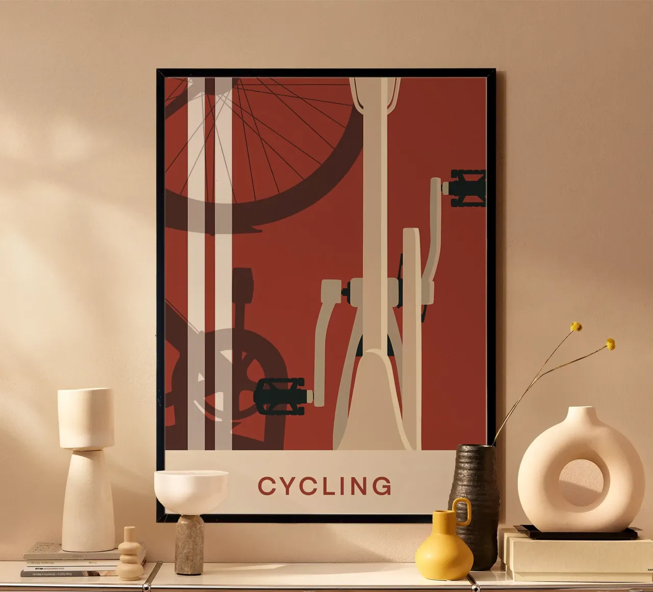 Ciclismo poster da Albert S Jacob