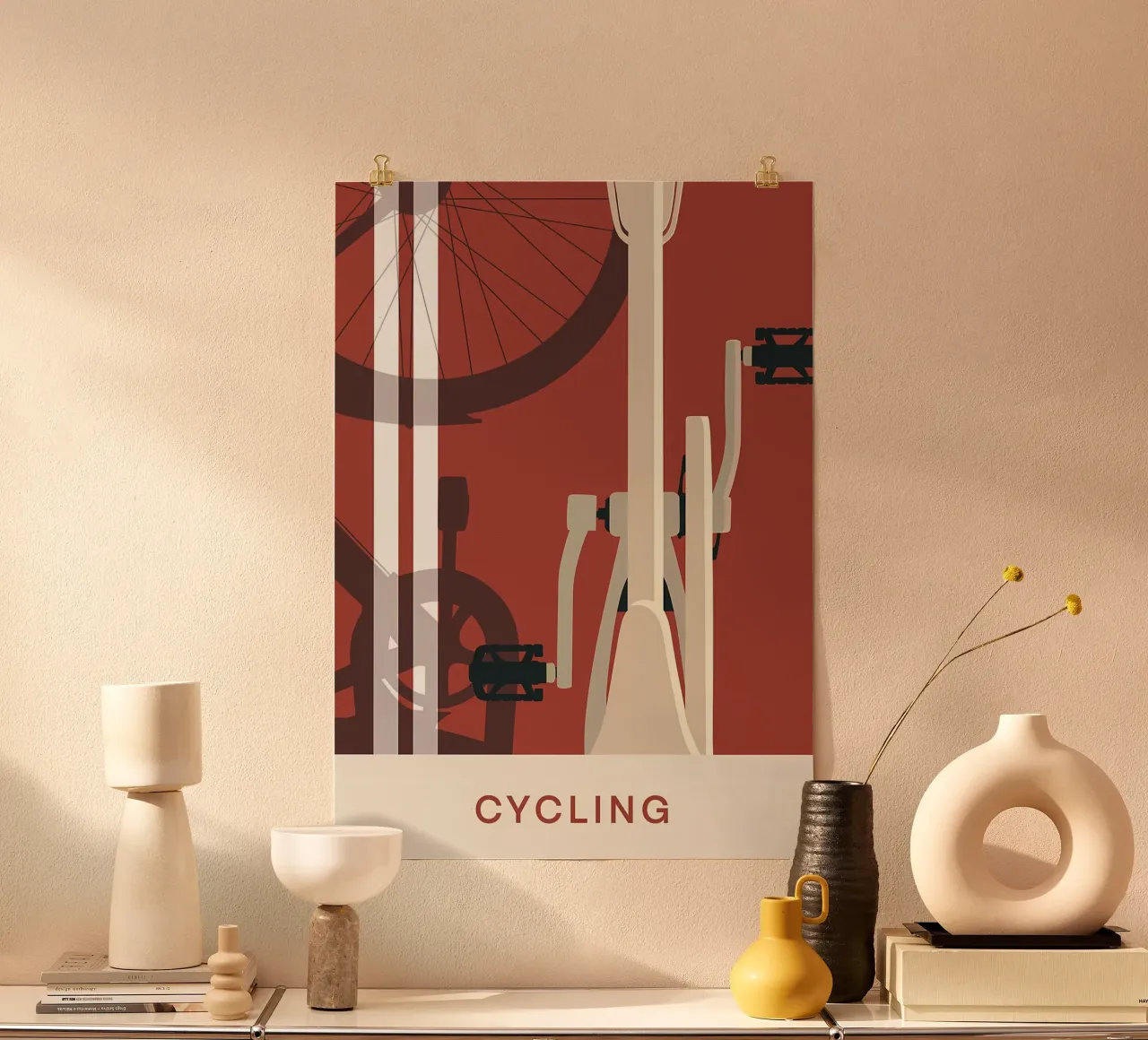 Ciclismo poster da Albert S Jacob