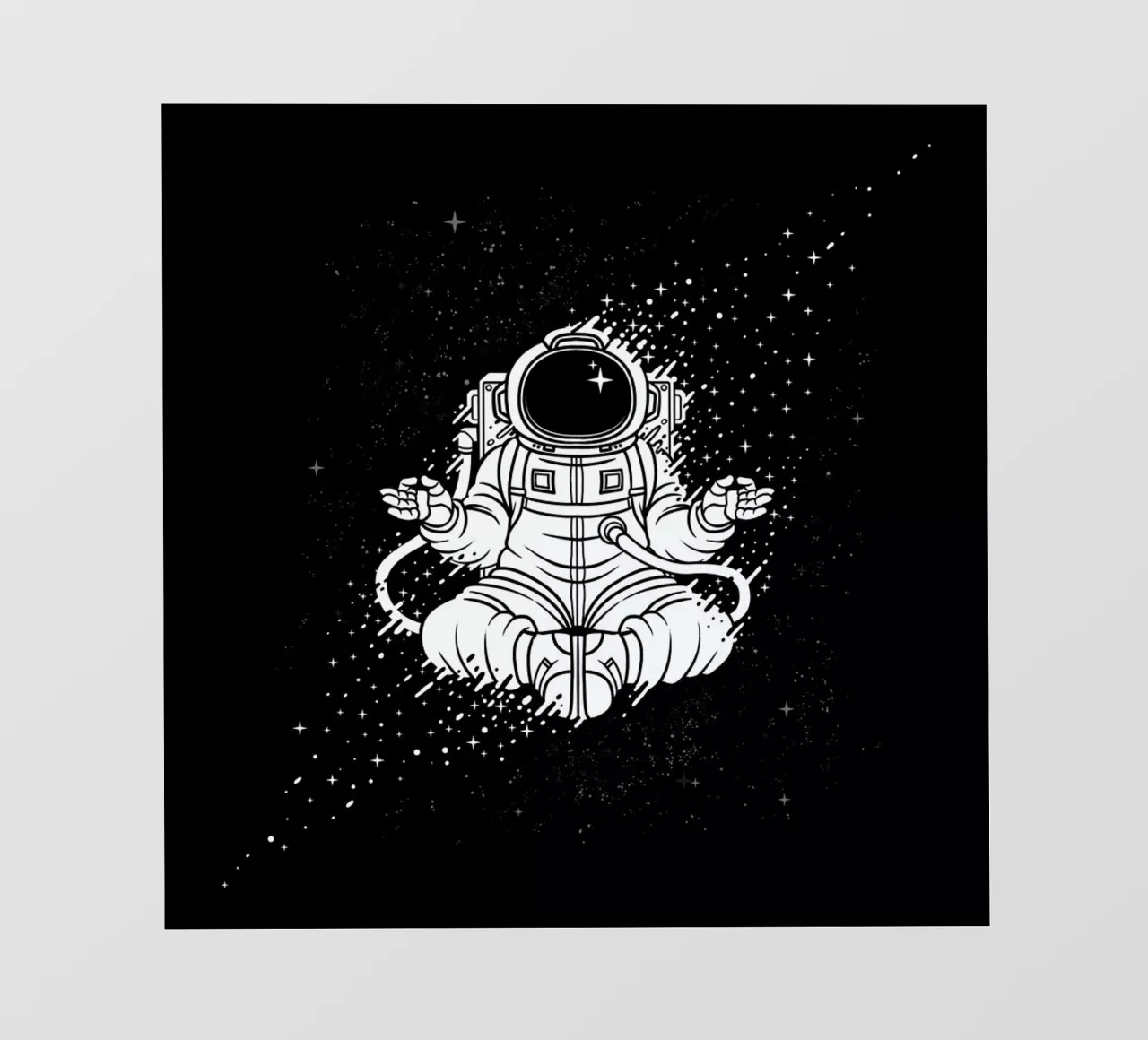 Becoming One With The Universe telo in pvc da Tobe Fonseca