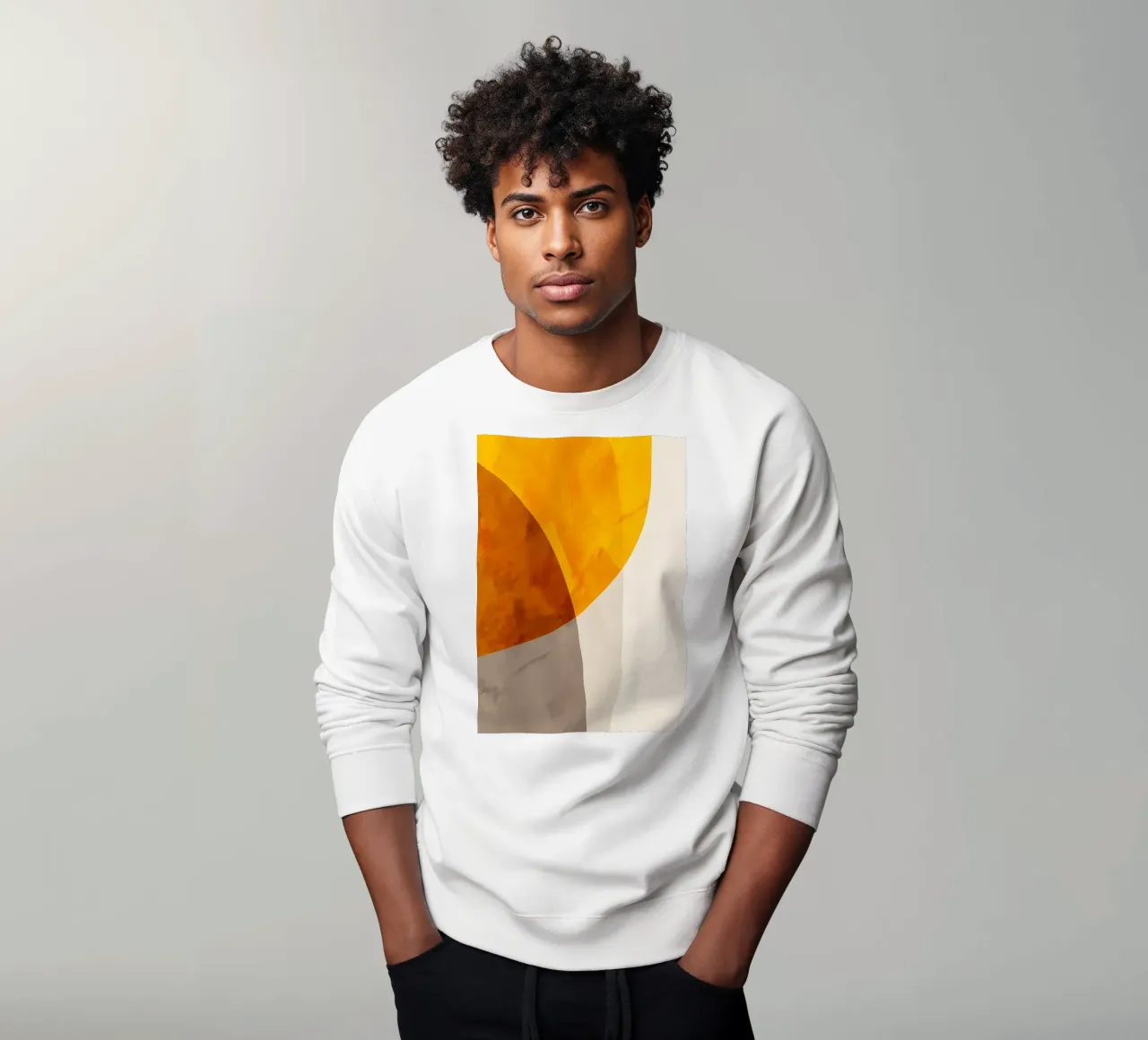 ORGANIC ABSTRACT 89C sweatshirt by Rebecca Clark Wyrick