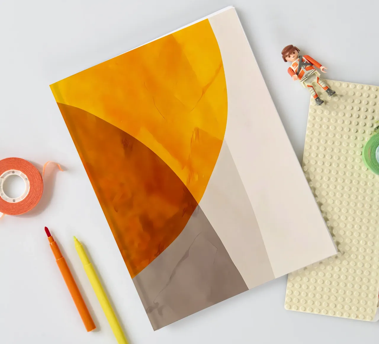 ORGANIC ABSTRACT 89C notebook by Rebecca Clark Wyrick
