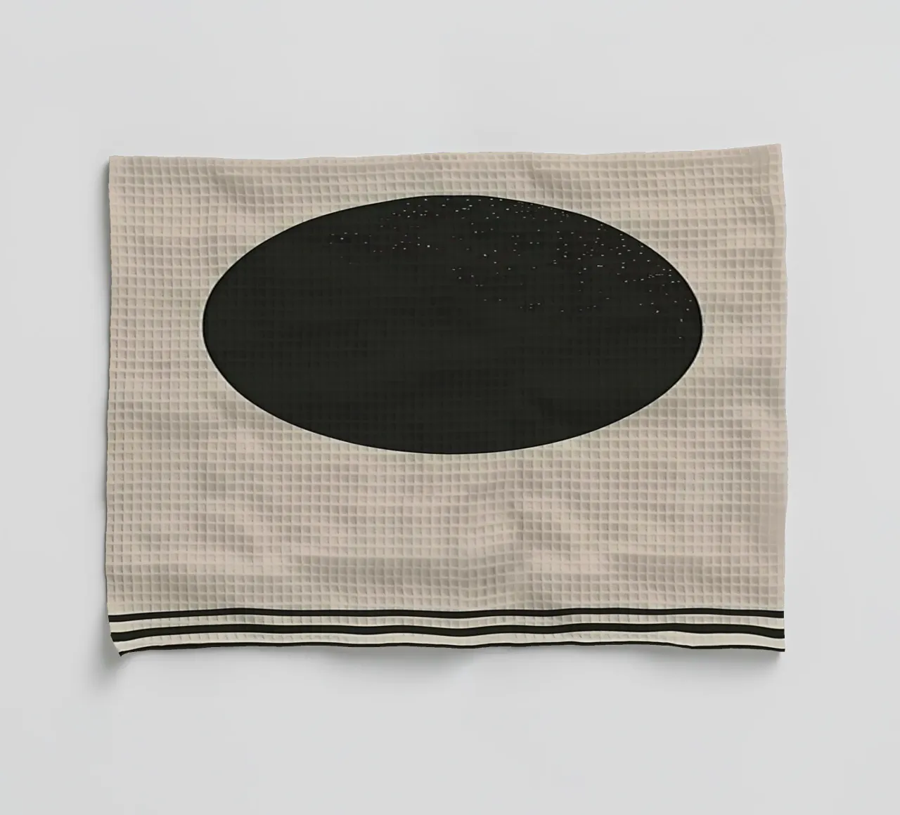 Minimalist Sun and Horizon tea towel by James M Coyle