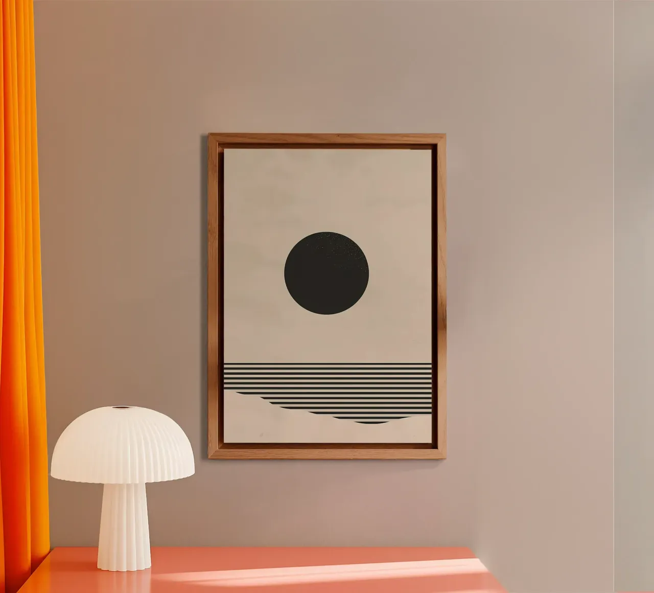 Minimalist Sun and Horizon forex plate by James M Coyle